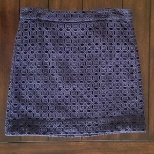 J. Crew eyelet skirt